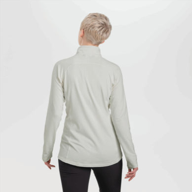 Outdoor UK Women's Vigor Quarter Zip Snow