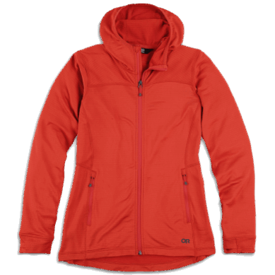 Outdoor UK Women's Vigor Full Zip Hoodie Cranberry