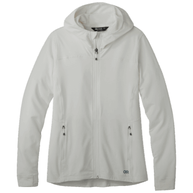 Outdoor UK Women's Vigor Full Zip Hoodie Snow