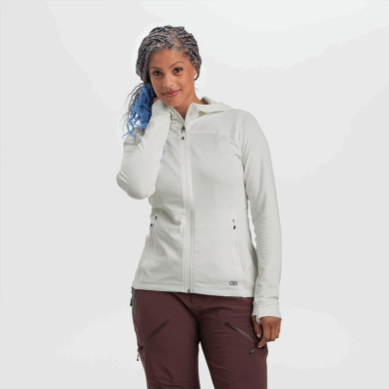 Outdoor UK Women's Vigor Full Zip Hoodie Snow