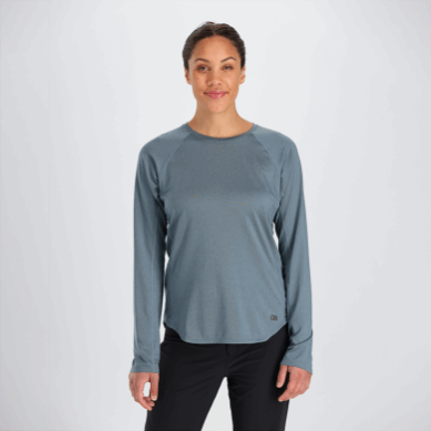 Outdoor UK Women's Argon L/S Tee Nimbus