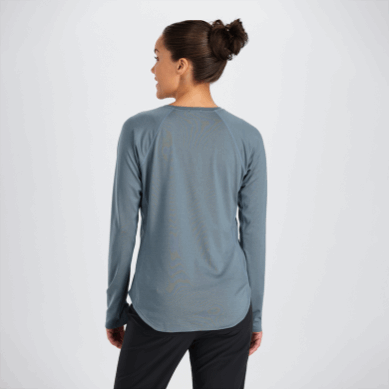 Outdoor UK Women's Argon L/S Tee Nimbus