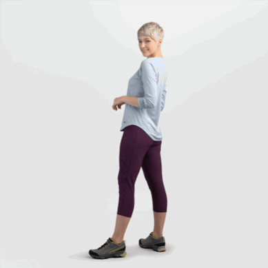 Outdoor UK Women's Argon L/S Tee Titanium