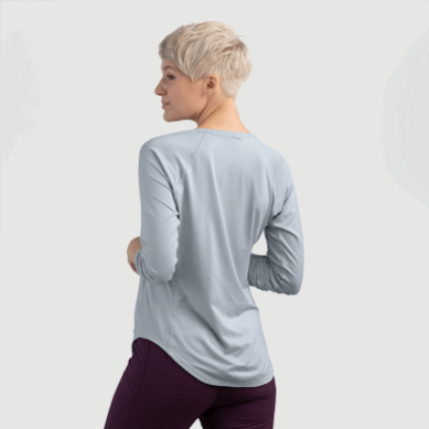 Outdoor UK Women's Argon L/S Tee Titanium