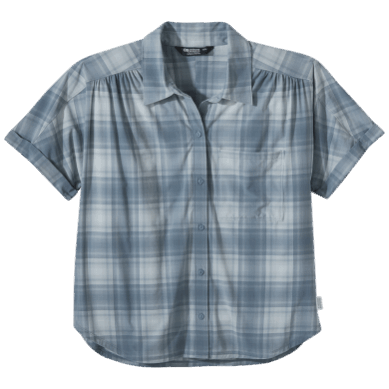Outdoor UK Women's Astroman S/S Sun Shirt Nimbus Plaid