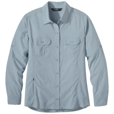 Outdoor UK Women's Way Station Long Sleeve Shirt Arctic