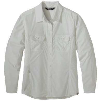 Outdoor UK Women's Way Station Long Sleeve Shirt Snow