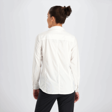 Outdoor UK Women's Way Station Long Sleeve Shirt Snow