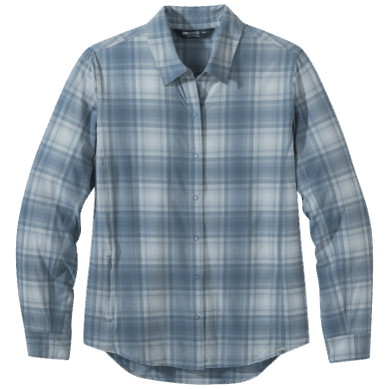 Outdoor UK Women's Astroman L/S Sun Shirt Nimbus Plaid