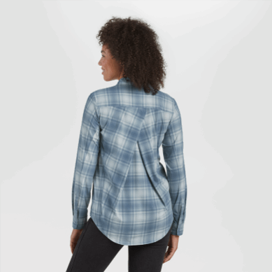 Outdoor UK Women's Astroman L/S Sun Shirt Nimbus Plaid