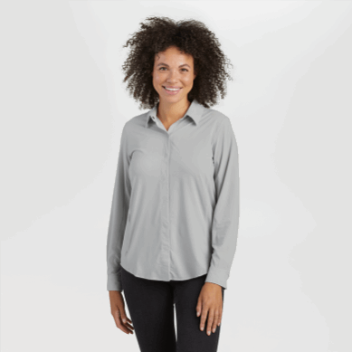 Outdoor UK Women's Astroman L/S Sun Shirt Pebble