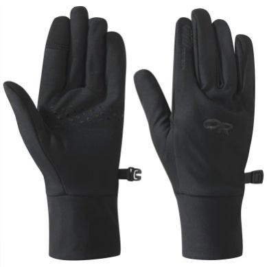 Outdoor UK Women's Vigor Lightweight Sensor Gloves Black