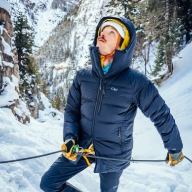 Outdoor UK Men's Super Alpine Down Parka Black