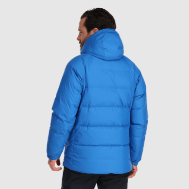 Outdoor UK Men's Super Alpine Down Parka Classic Blue