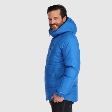 Outdoor UK Men's Super Alpine Down Parka Classic Blue