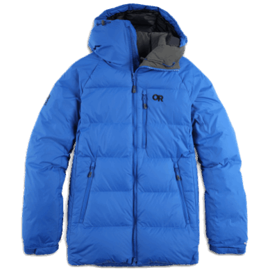 Outdoor UK Men's Super Alpine Down Parka Classic Blue