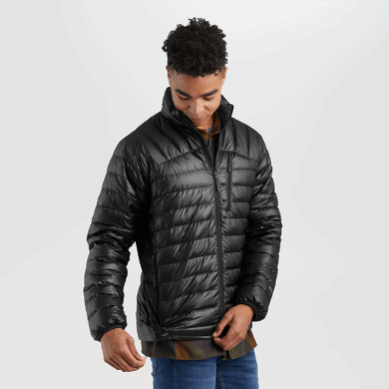Outdoor UK Men's Helium Down Jacket Black