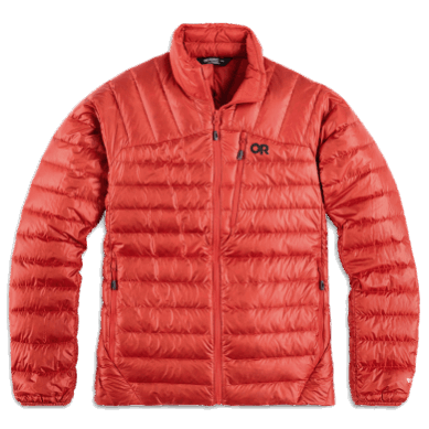 Outdoor UK Men's Helium Down Jacket Cranberry