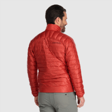Outdoor UK Men's Helium Down Jacket Cranberry