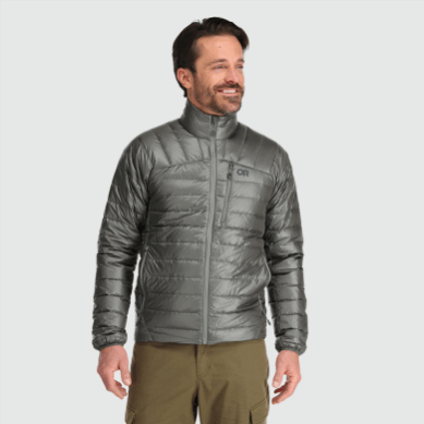 Outdoor UK Men's Helium Down Jacket Pewter