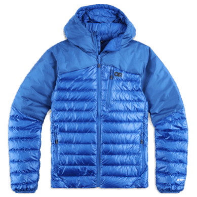 Outdoor UK Men's Helium Down Hoodie Classic Blue