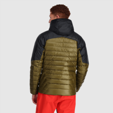 Outdoor UK Men's Helium Down Hoodie Loden/Black