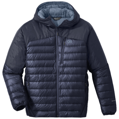 Outdoor UK Men's Helium Down Hoodie Naval Blue