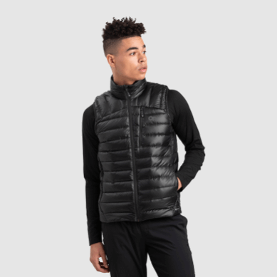 Outdoor UK Men's Helium Down Vest Black