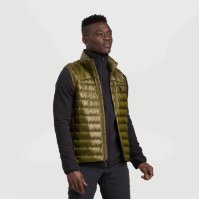 Outdoor UK Men's Helium Down Vest Loden