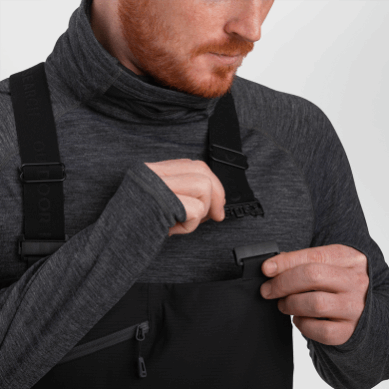 Outdoor UK Men's Carbide Bibs Solid Black