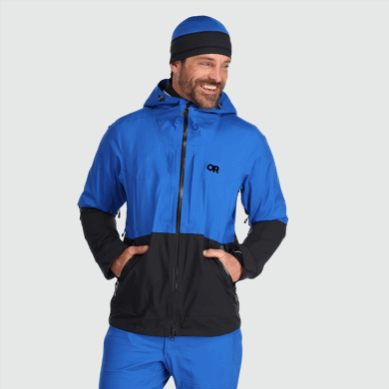 Outdoor UK Men's Carbide Jacket Classic Blue/Black
