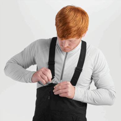 Outdoor UK Men's Archangel Gore-Tex® Bibs Black