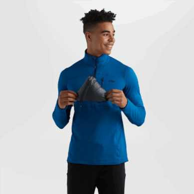 Outdoor UK Men's Helium Rain Jacket Black