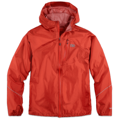 Outdoor UK Men's Helium Rain Jacket Cranberry