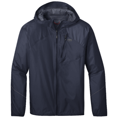 Outdoor UK Men's Helium Rain Jacket Naval Blue