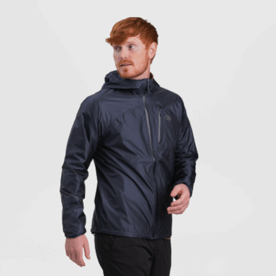 Outdoor UK Men's Helium Rain Jacket Naval Blue
