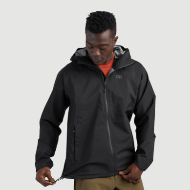 Outdoor UK Men's Motive Ascentshell Jacket Black