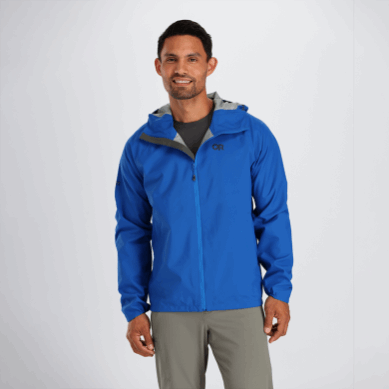Outdoor UK Men's Motive Ascentshell Jacket Classic Blue