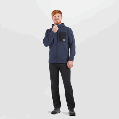 Outdoor UK Men's Trail Mix Hoodie Naval Blue