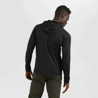 Outdoor UK Men's Vigor Full Zip Hoodie Black