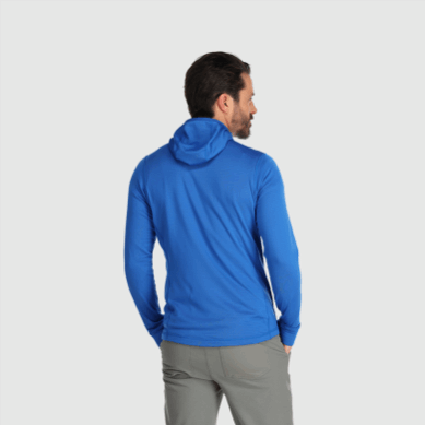 Outdoor UK Men's Vigor Full Zip Hoodie Classic Blue