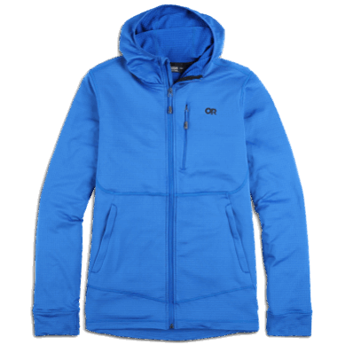 Outdoor UK Men's Vigor Full Zip Hoodie Classic Blue