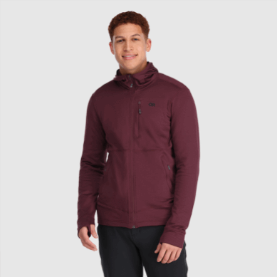 Outdoor UK Men's Vigor Full Zip Hoodie Kalamata
