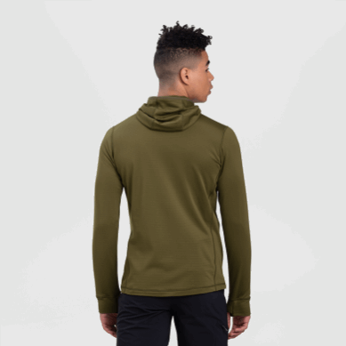 Outdoor UK Men's Vigor Full Zip Hoodie Loden