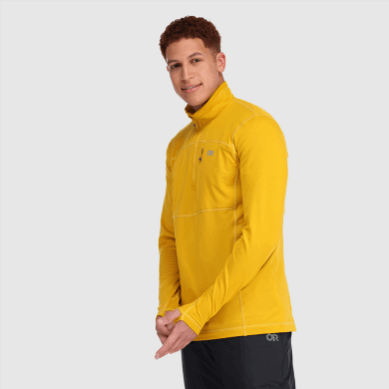 Outdoor UK Men's Vigor Quarter Zip Larch