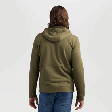Outdoor UK Men's Emersion Fleece Hoodie Loden Heather