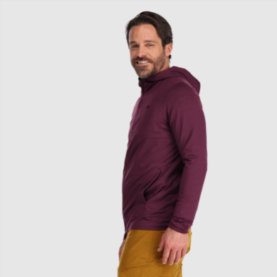 Outdoor UK Men's Baritone Full Zip Hoodie Kalamata Heather
