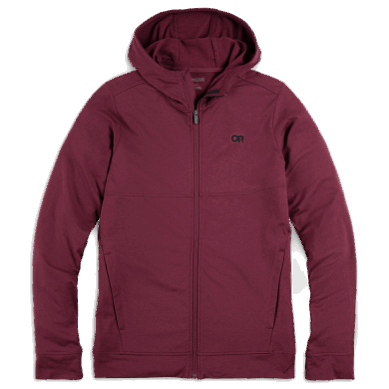 Outdoor UK Men's Baritone Full Zip Hoodie Kalamata Heather