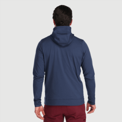 Outdoor UK Men's Baritone Full Zip Hoodie Naval Blue