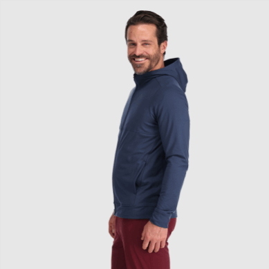 Outdoor UK Men's Baritone Full Zip Hoodie Naval Blue
